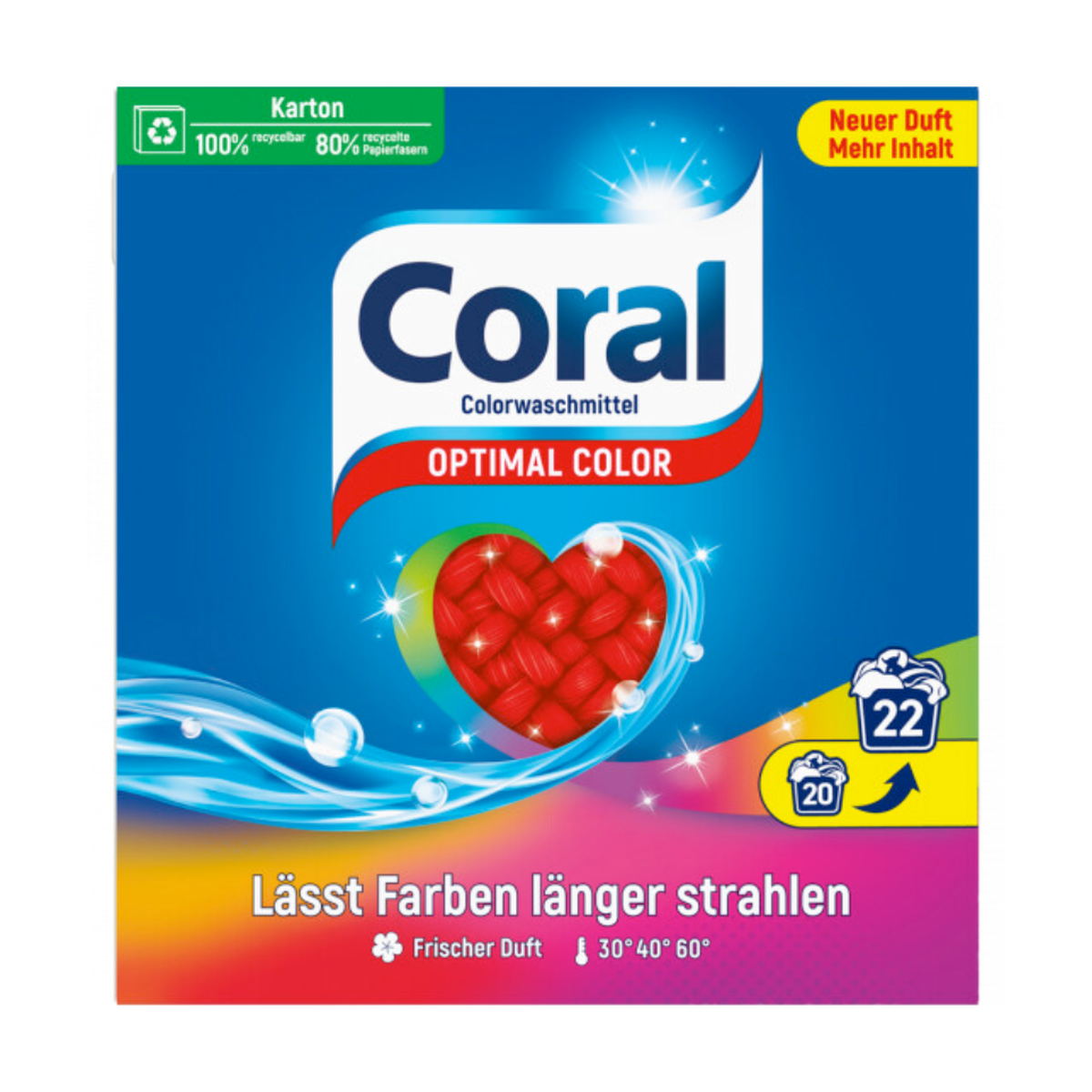 Coral Optimal Color Pulver 22WL 1,43kg