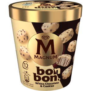 Langnese Magnum Bonbon White Chocolate & Cookies 12ST204ml