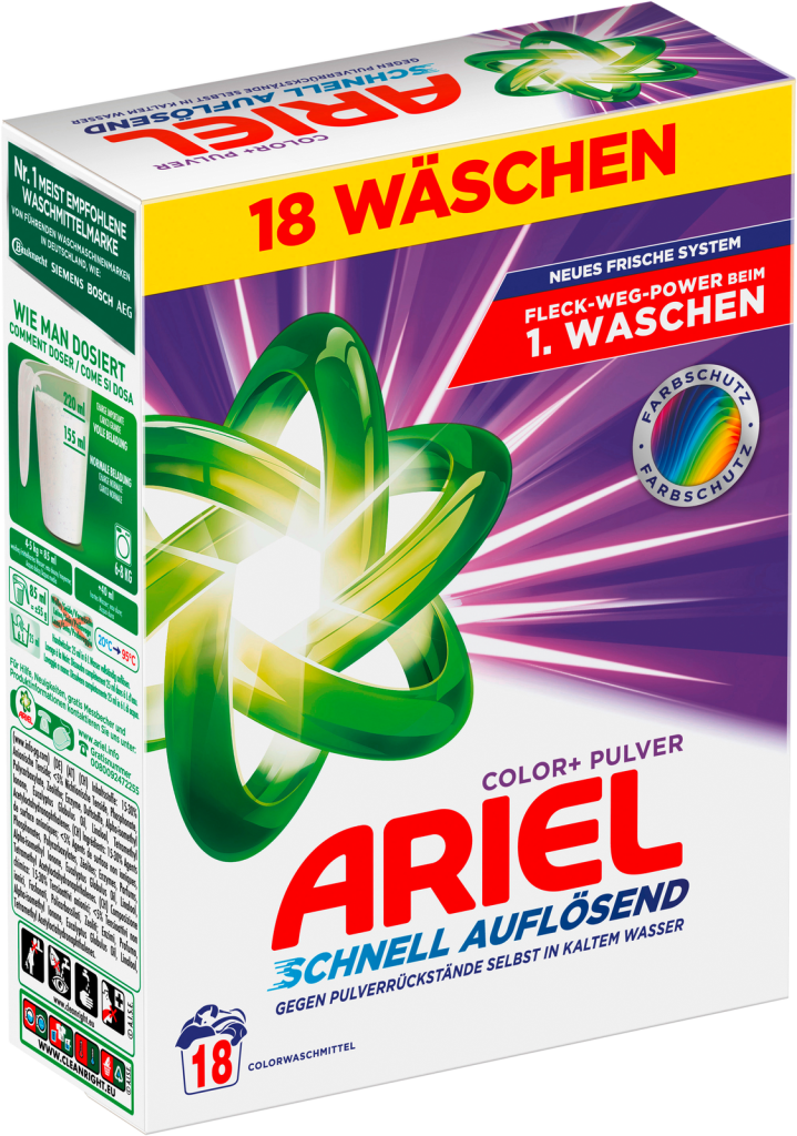 Ariel Colorwaschmittel Pulver Regulär 18WL 0,99kg