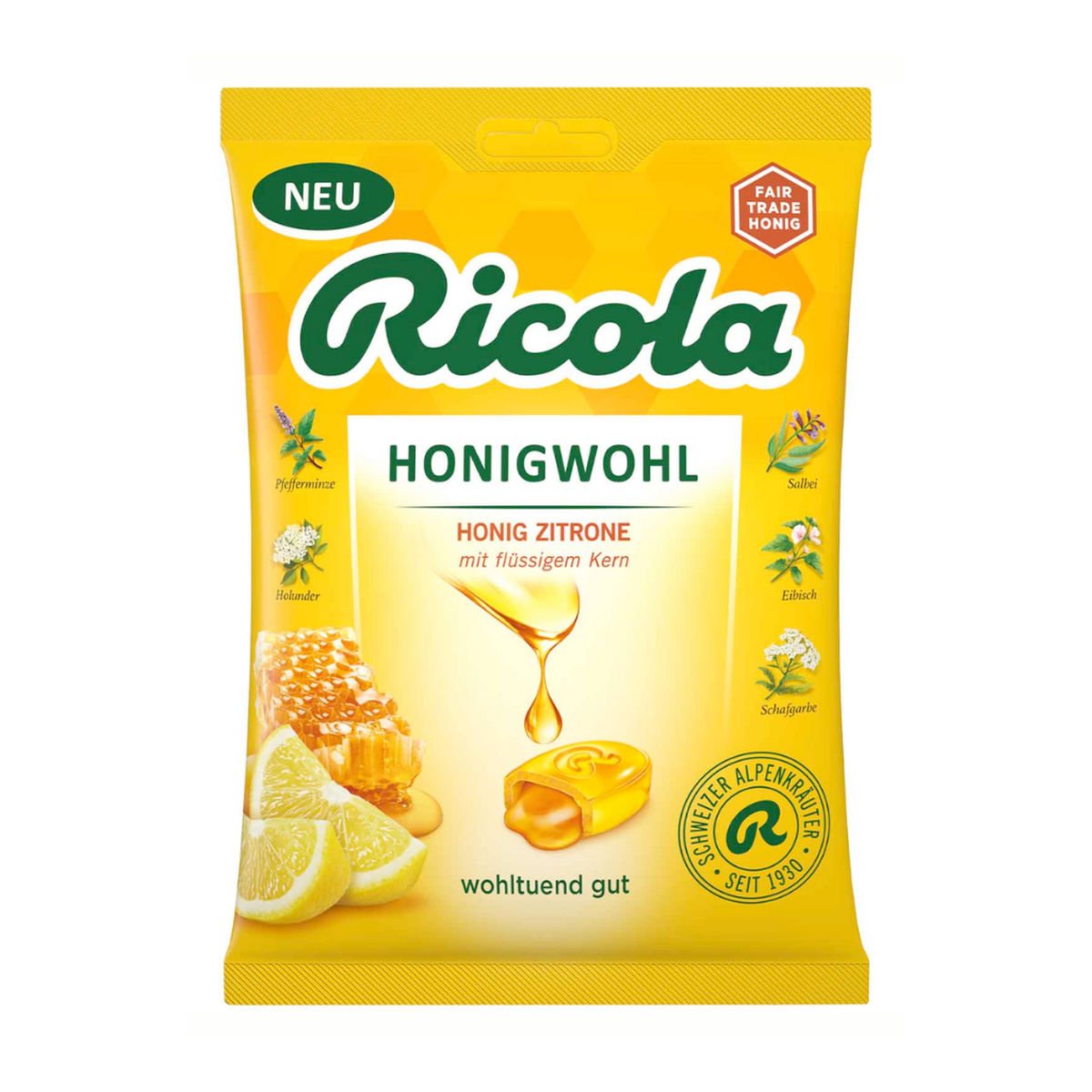 Ricola Honigwohl Zitrone 68g