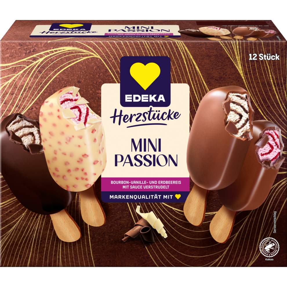 EDEKA Herzstücke Mini Choc Passion 12x50ml