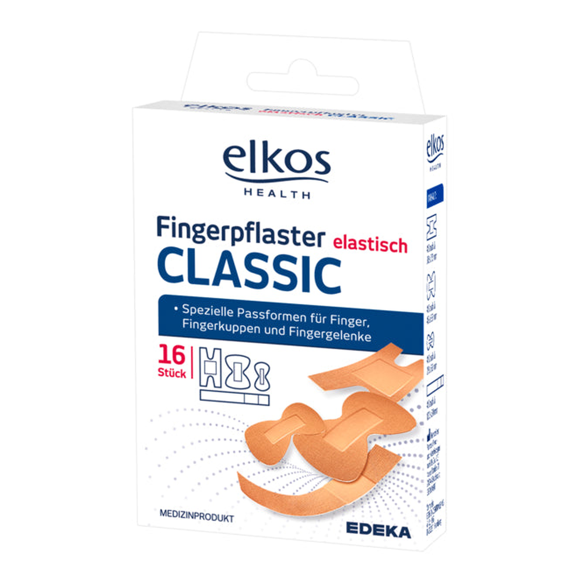 EDEKA elkos Health Fingerpflaster elastisch 16ST