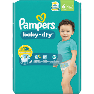 Pampers Baby Dry Windeln Extra Large 13-18kg Single Pack Gr.6 22ST