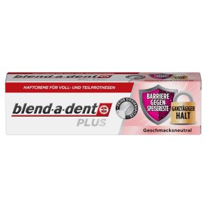 Blend-a-dent Plus Haftcreme Barriere gegen Speisereste Geschmacksneutral 40g