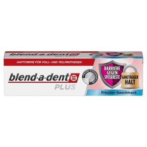 Blend-a-dent Plus Haftcreme Barriere gegen Speisereste Frischer Geschmack 40g