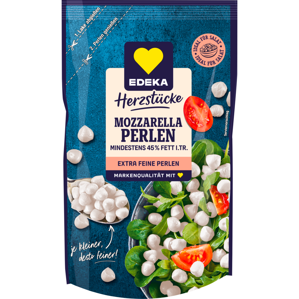 EDEKA Herzstücke Mozzarella Perlen 45% 200g