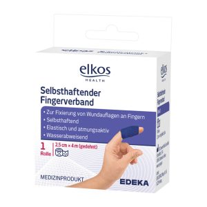EDEKA elkos Health selbsthaftender Fingerverband blau