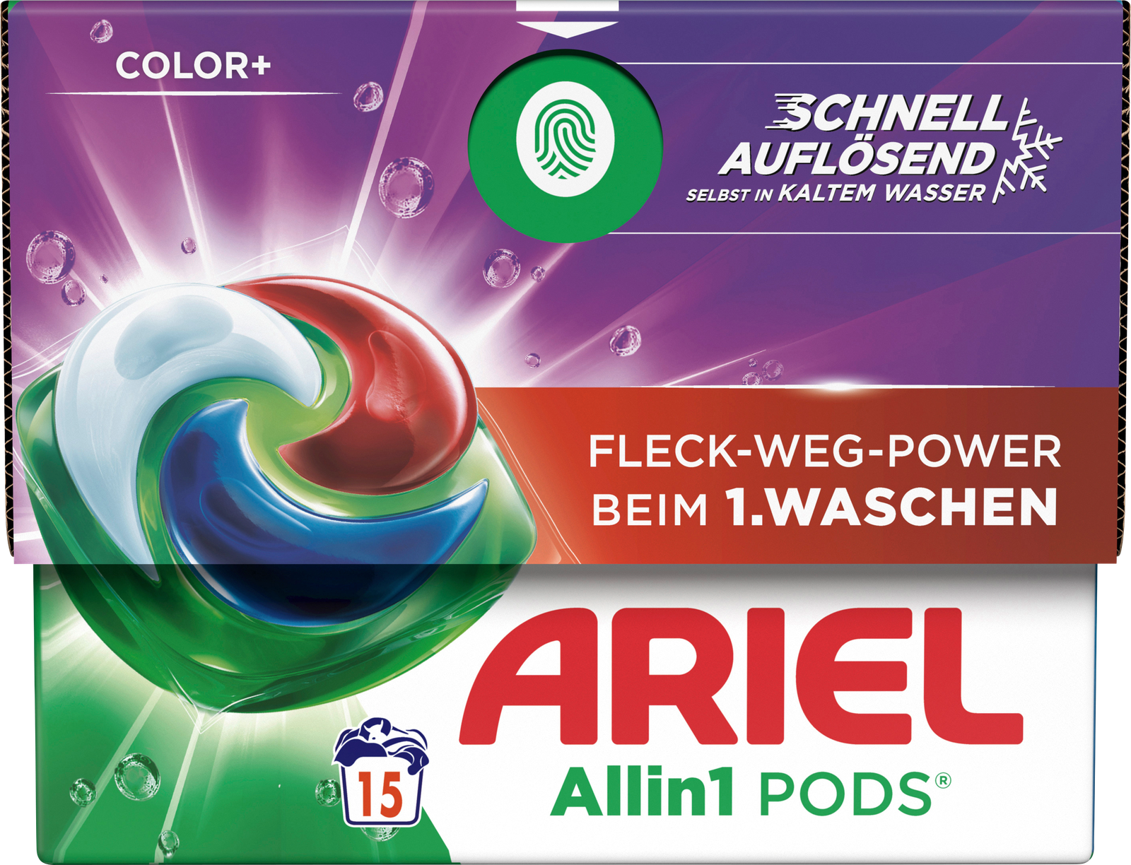 Ariel Colorwaschmittel Flüssig All-in-1 Pods Color 15WL 298,5g