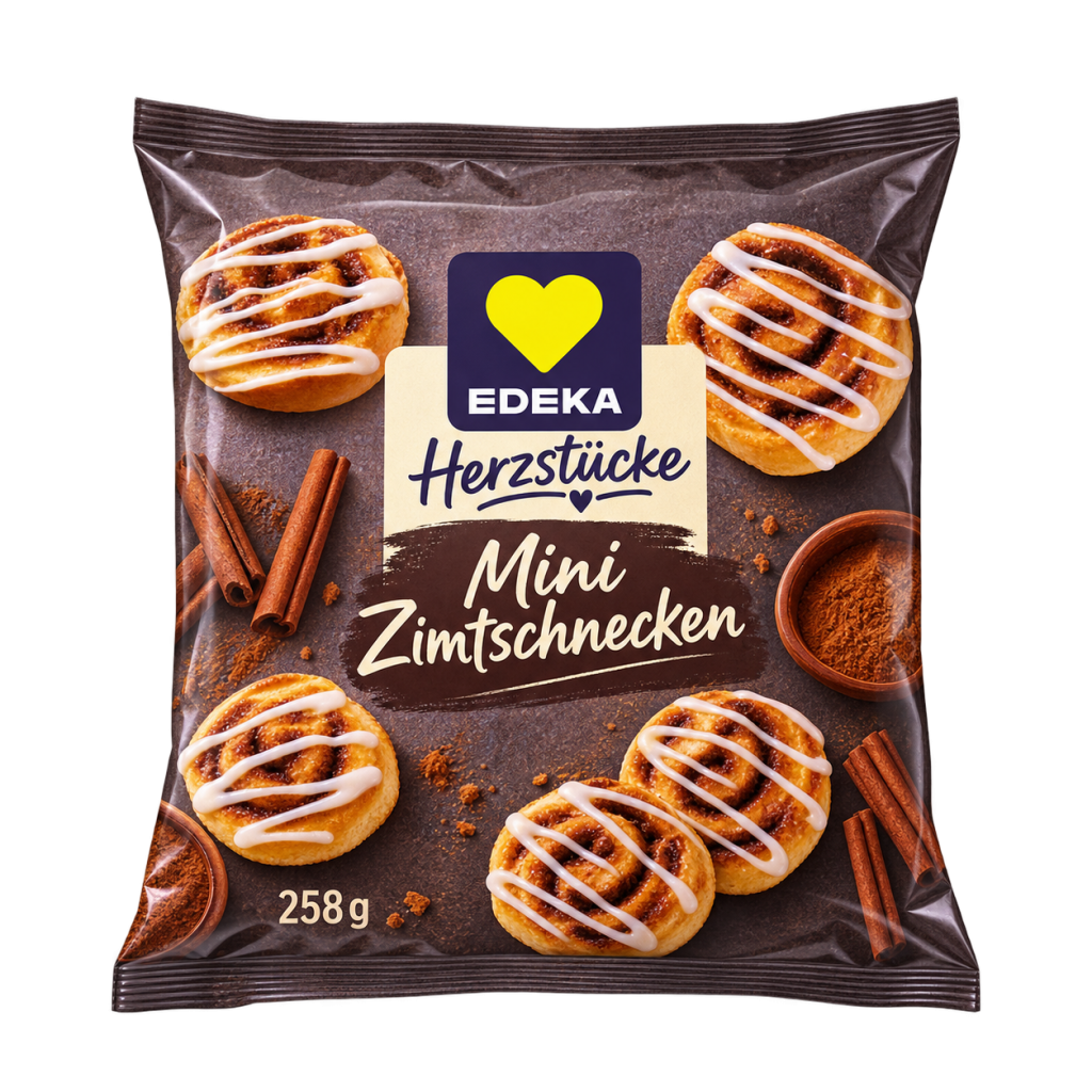 EDEKA Herzstücke Mini Zimtschnecken 258g