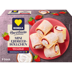 EDEKA Herzstücke Mini Erdbeerröllchen 250g