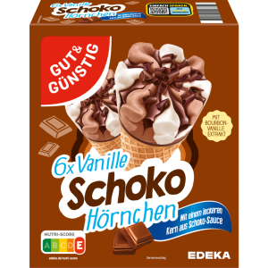 GUT&GÜNSTIG Vanille Schoko Hörnchen 6x120ml