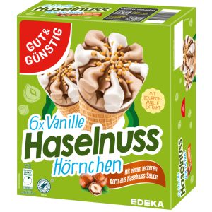 GUT&GÜNSTIG Vanille Nuss Hörnchen 6x120ml