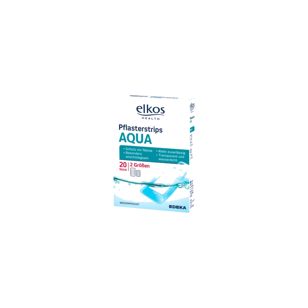 EDEKA elkos Health Pflasterstrips Aqua 20ST