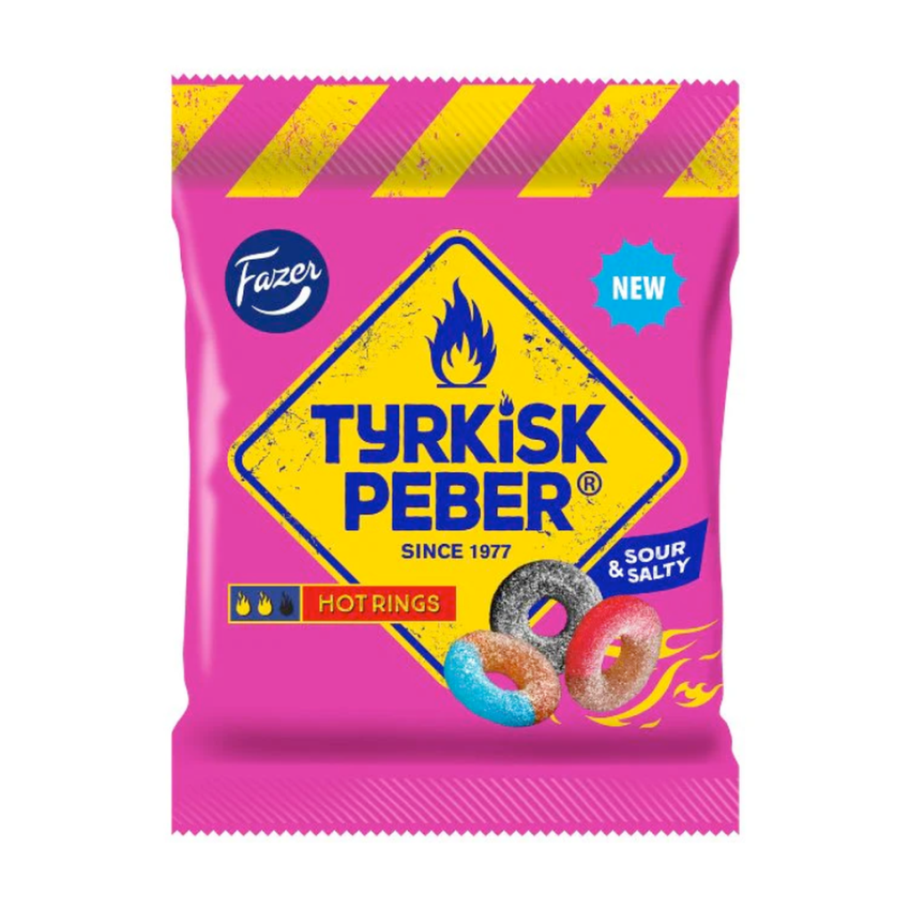 Fazer Tyrkisk Peber Hot Rings 150g