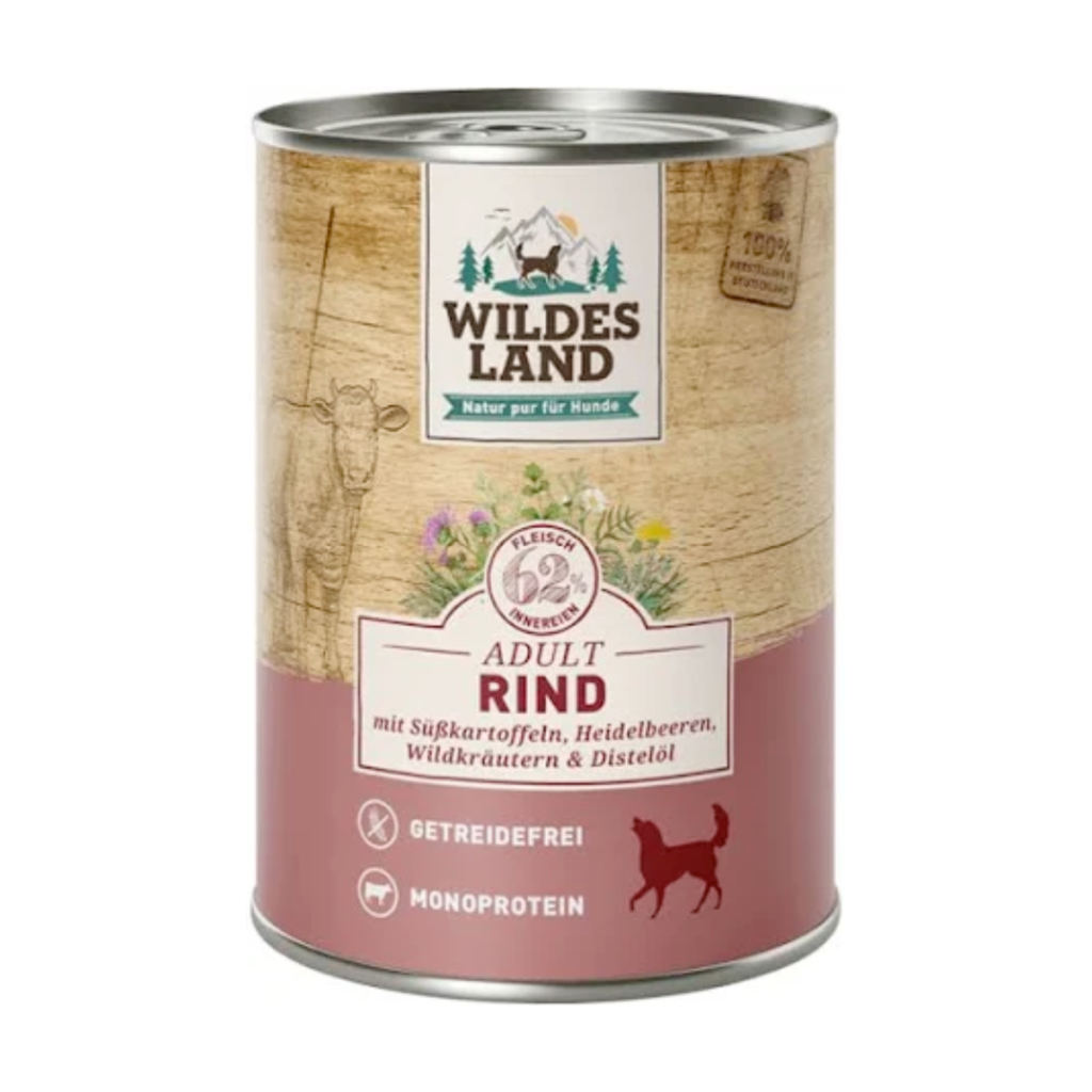 Wildes Land Rind mit Süßkartoffeln 400g