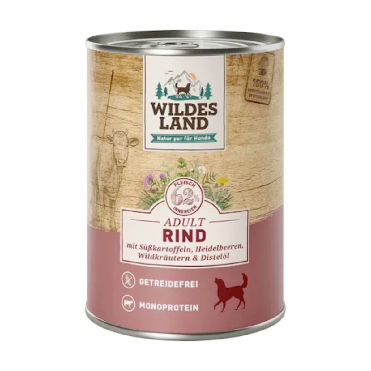Wildes Land Rind mit Süßkartoffeln 400g