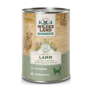 Wildes Land Lamm mit Reis Zucchini Wildkräutern 400g