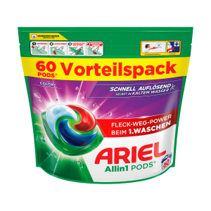 Ariel Colorwaschmittel Flüssig All-in-1 Pods Color 60WL 1194g