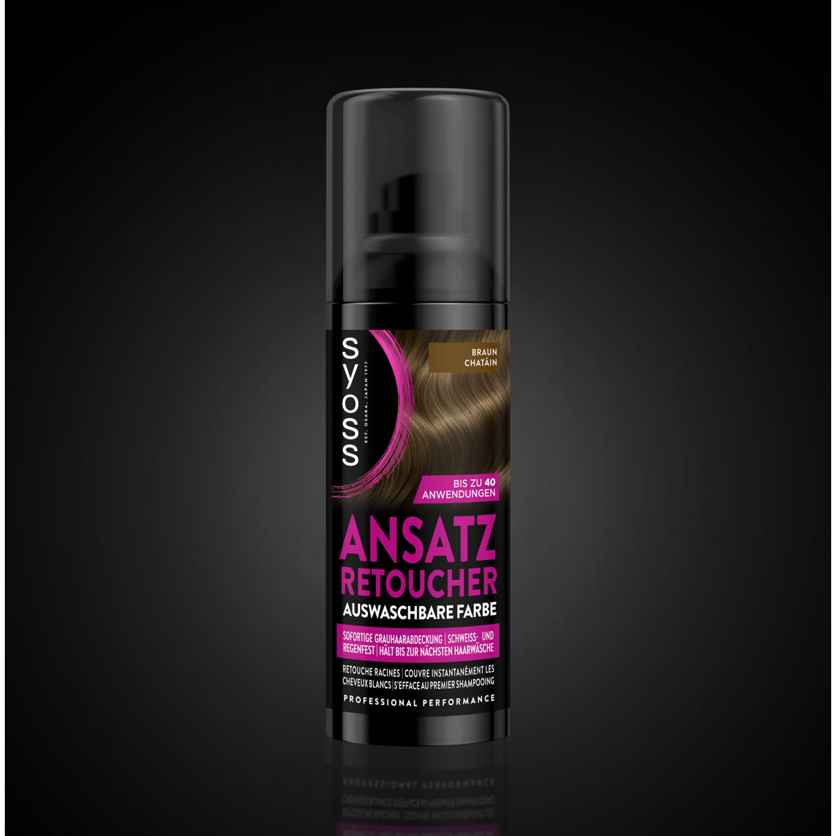 Syoss Ansatz Retoucher Haarfarbe braun 120ml