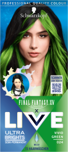 Live Ultra Brights Haarfarbe Vivid Green 024
