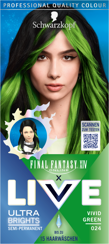 Live Ultra Brights Haarfarbe Vivid Green 024