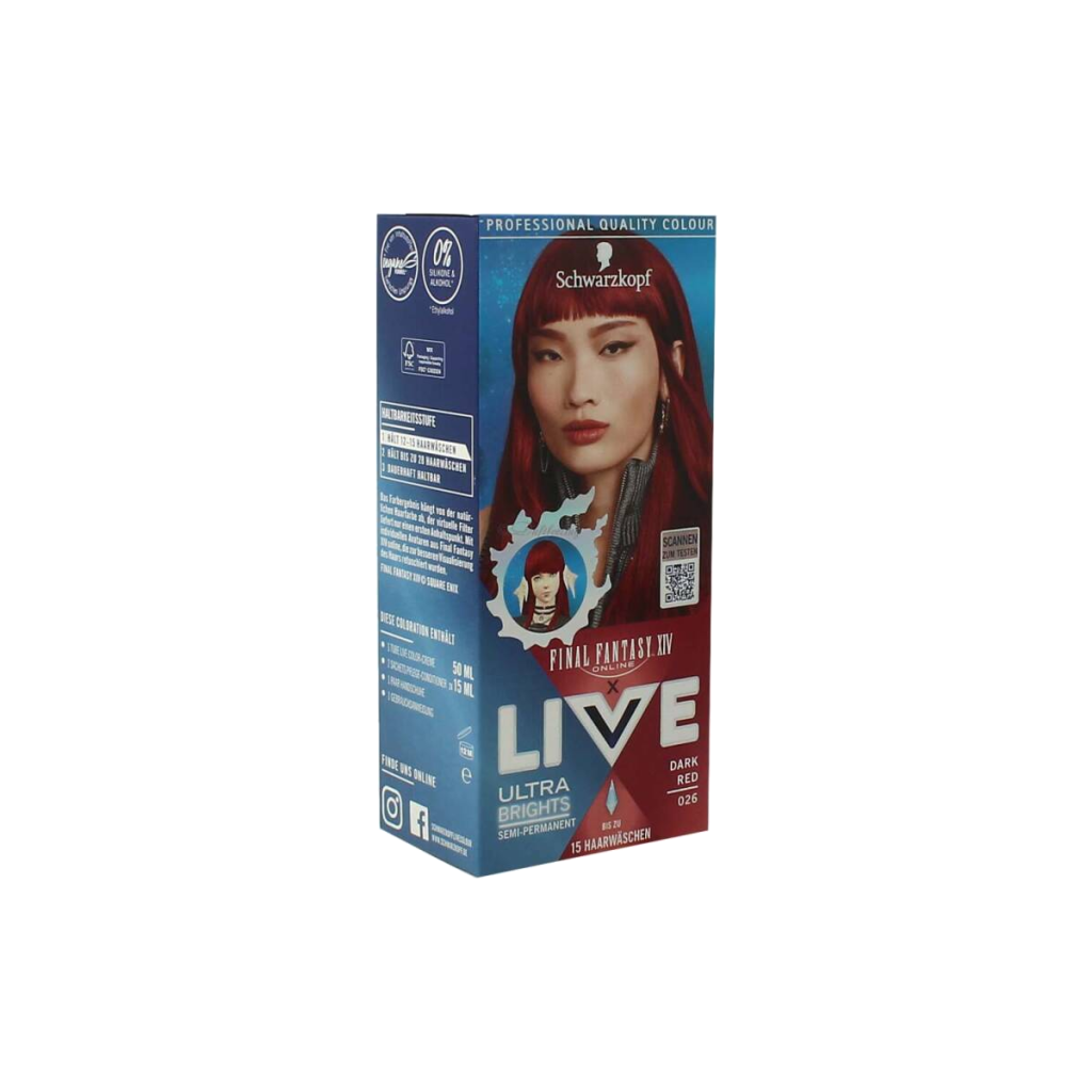 Live Ultra Brights Haarfarbe Dark Red 026