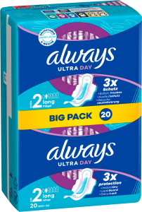 Always Ultra Damenbinden Long mit Flügeln Big Pack 20ST
