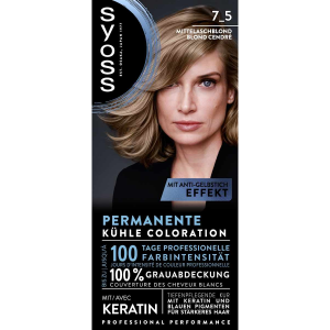 Syoss Coloration Natürliches Mittelaschblond 7-5