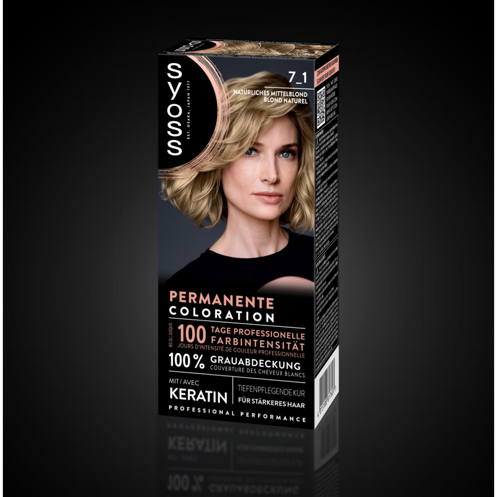Syoss Coloration Natürliches Mittelblond 7-1
