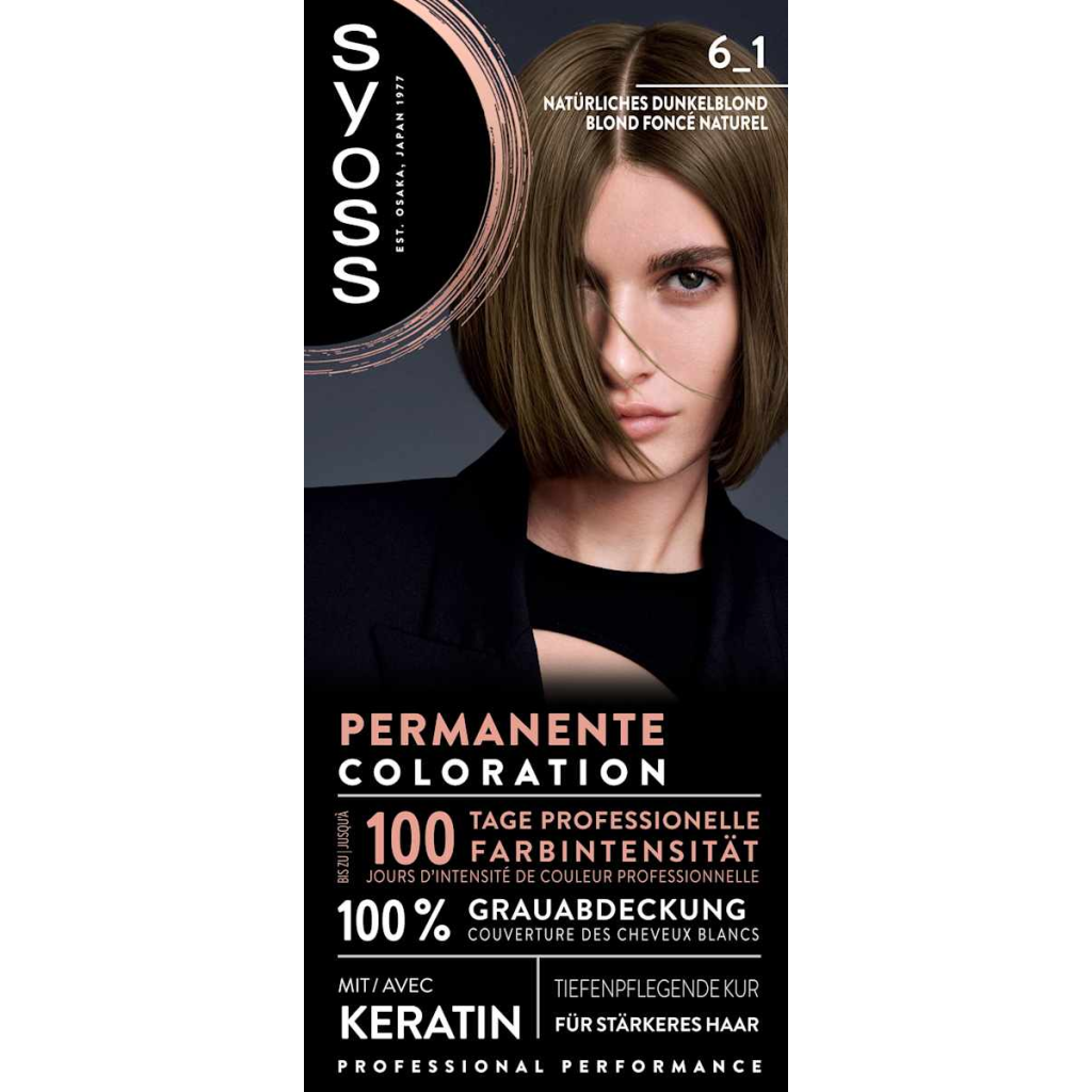 Syoss Coloration Natürliches Dunkelblond 6-1