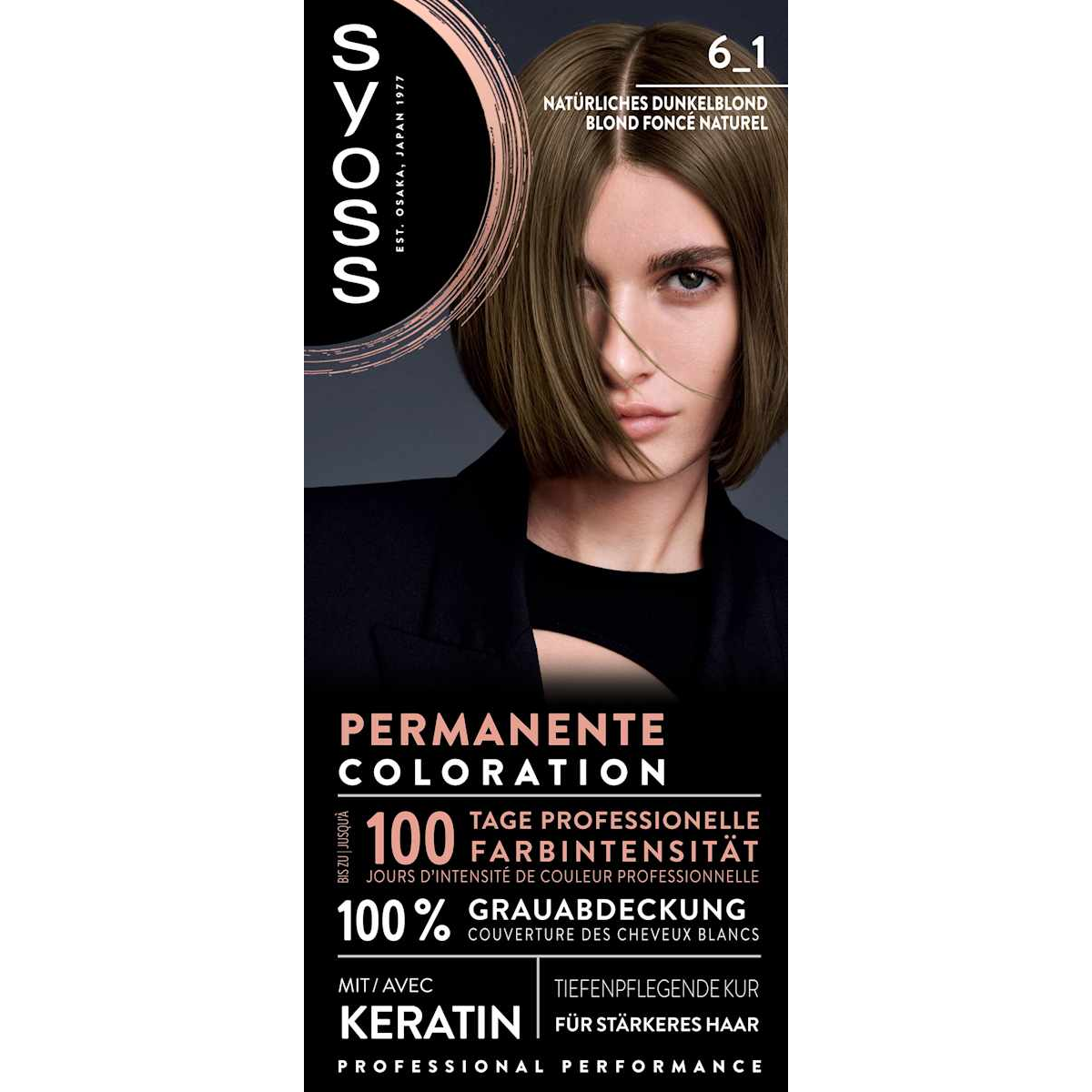 Syoss Coloration Natürliches Dunkelblond 6-1