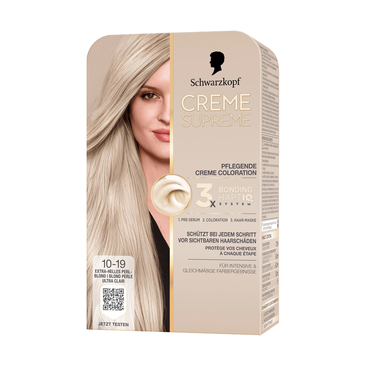 Creme Supreme Haarfarbe Extra-Helles Perlblond 10-19
