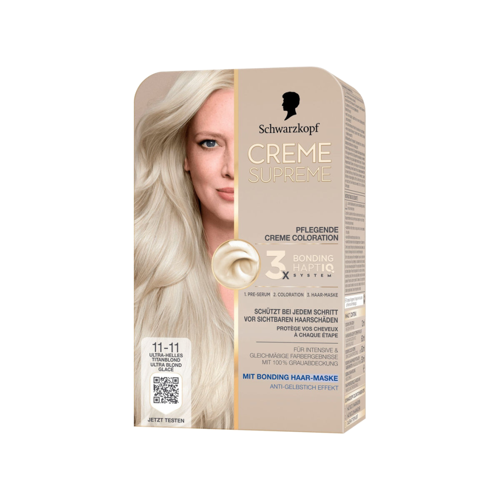 Creme Supreme Haarfarbe Ultra-Helles Titanblond 11-11