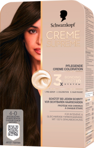 Creme Supreme Haarfarbe Natürliches Dunkelbraun 4-0