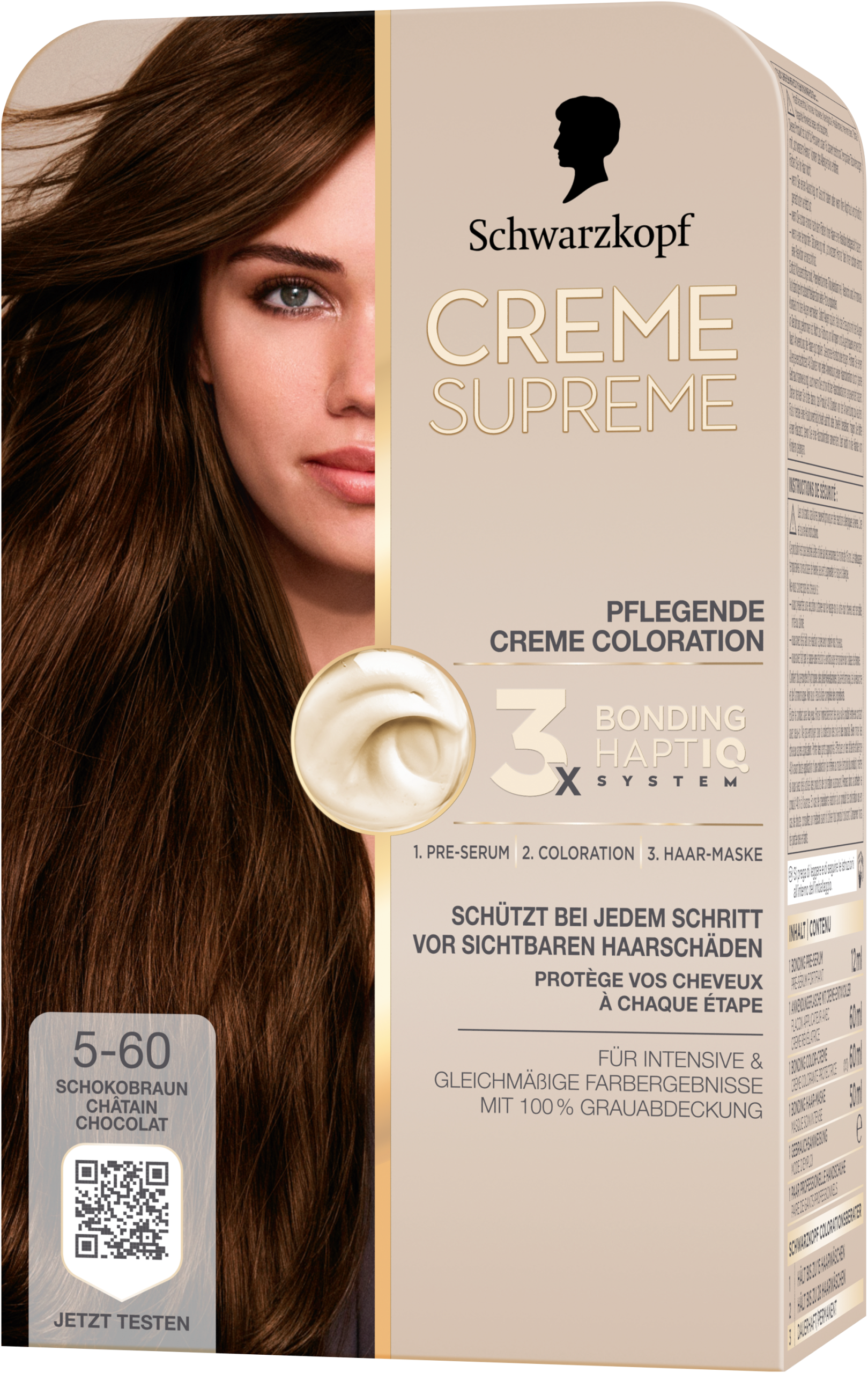 Creme Supreme Haarfarbe Schokobraun 5-60