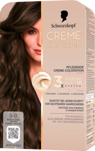 Creme Supreme Haarfarbe Natürliches Braun 5-0
