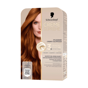 Creme Supreme Haarfarbe Dunkles Kupferblond 7-7