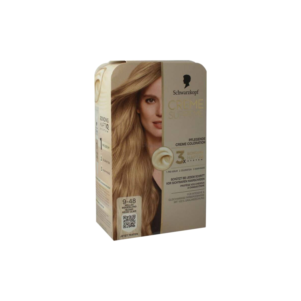 Creme Supreme Haarfarbe Helles Beigeblond 9-48