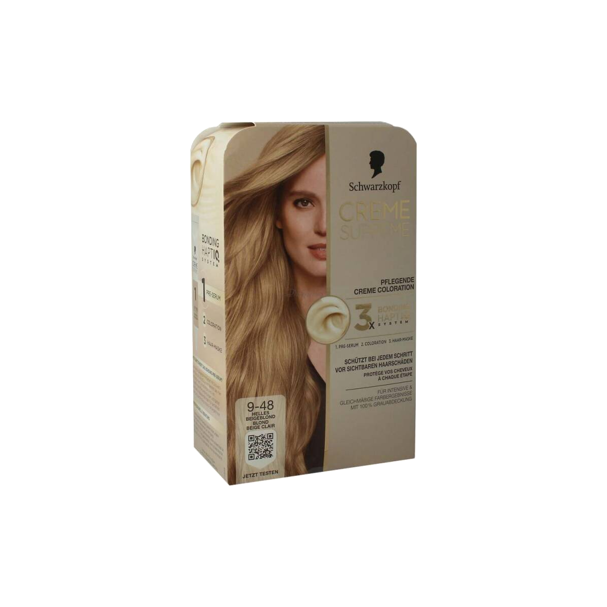 Creme Supreme Haarfarbe Helles Beigeblond 9-48