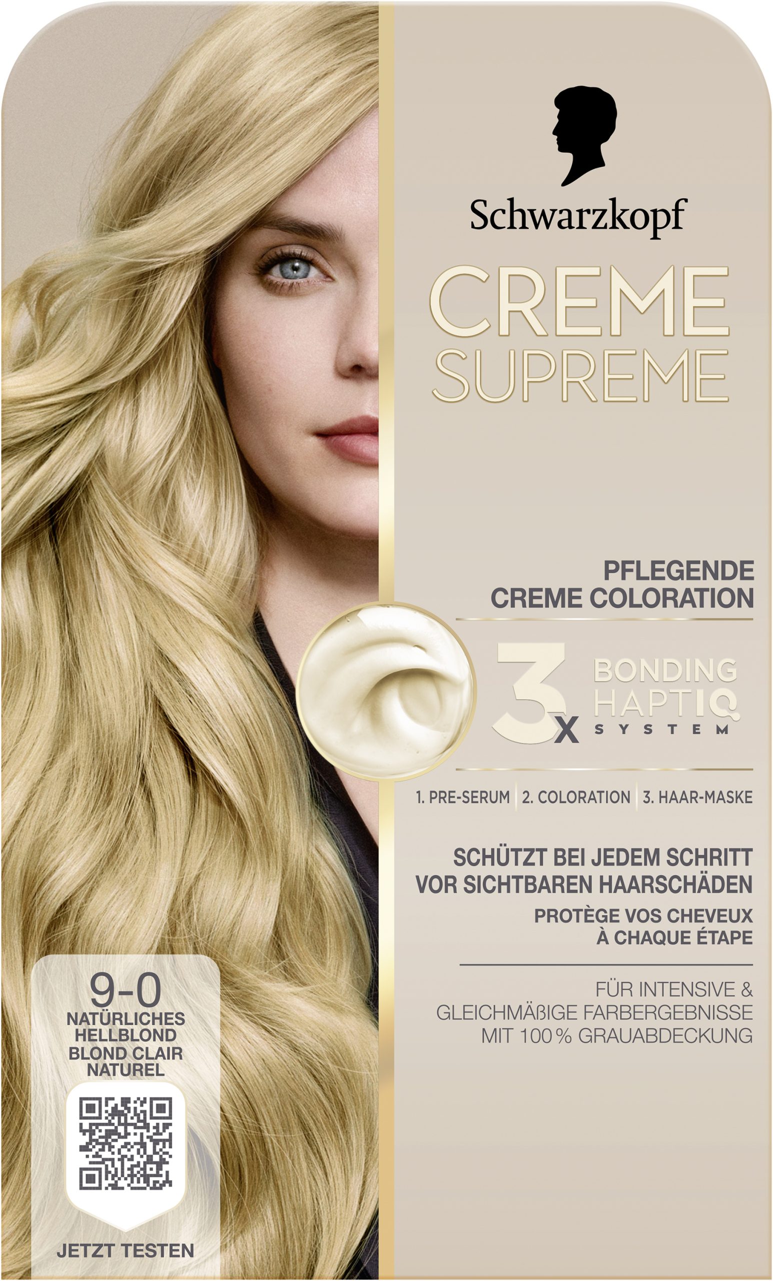 Creme Supreme Haarfarbe Natürliches Hellblond 9-0