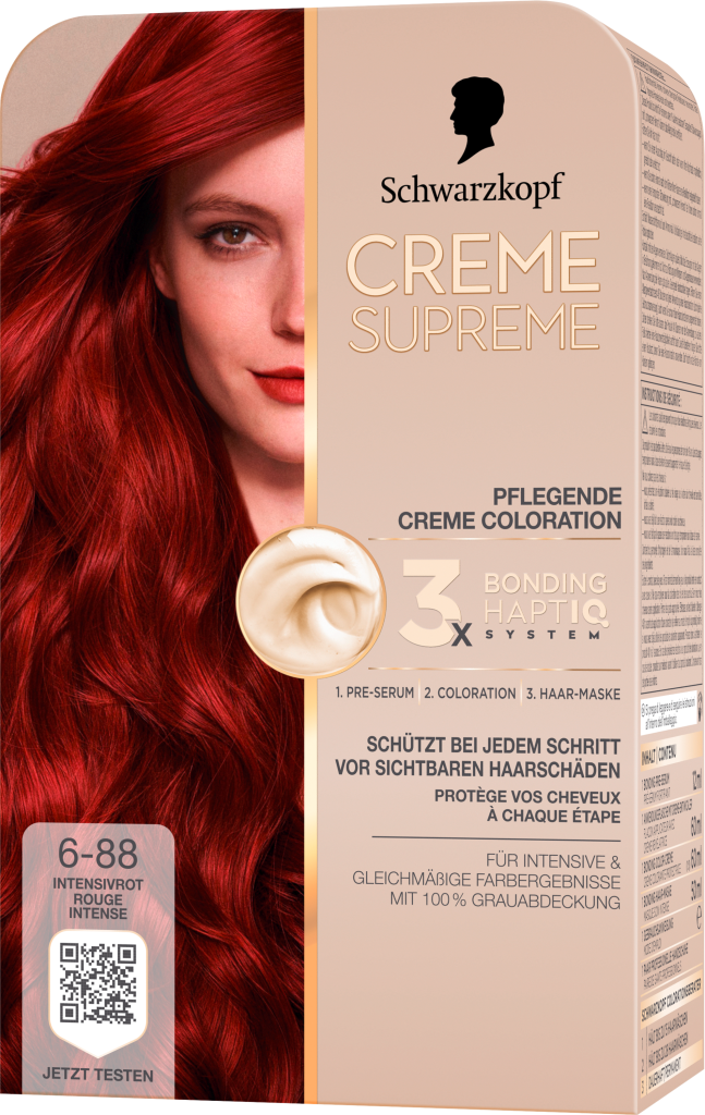 Creme Supreme Haarfarbe Intensivrot 6-88