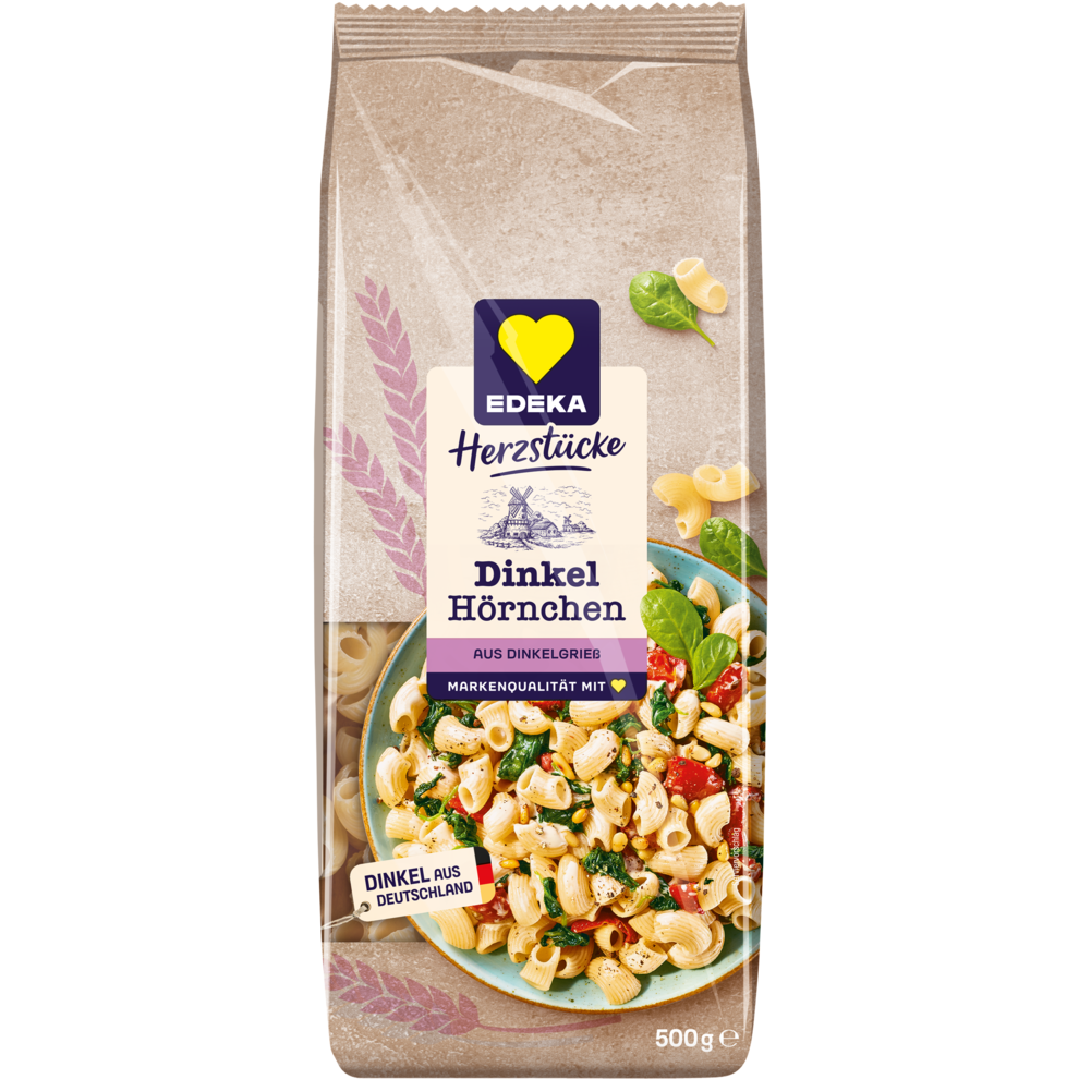 EDEKA Herzstücke Hörnchen Dinkel 500g