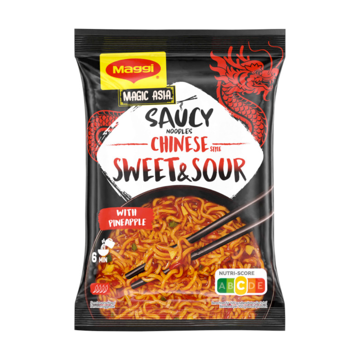 Maggi Magic Asia Saucy Noodles Chinese Style Sweet&Sour 128g