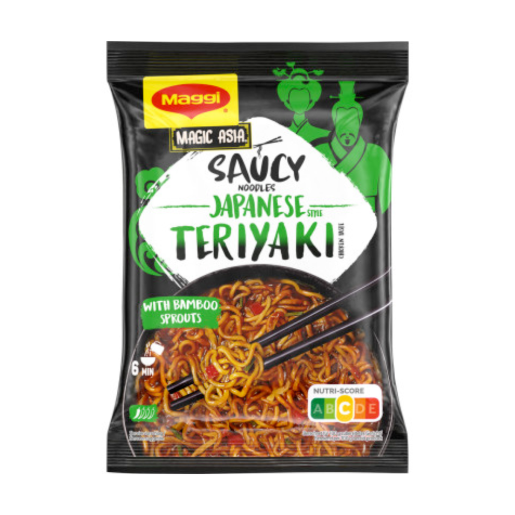 Maggi Magic Asia Saucy Noodles Japanese Teriyaki Style 128g