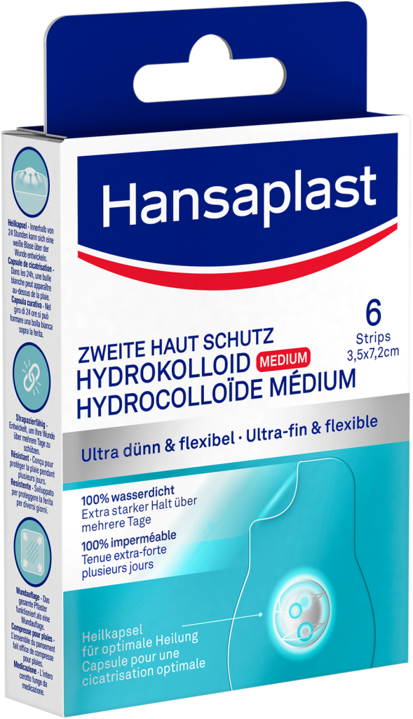 Hansaplast Zweite Haut Schutz Pflaster 6ST