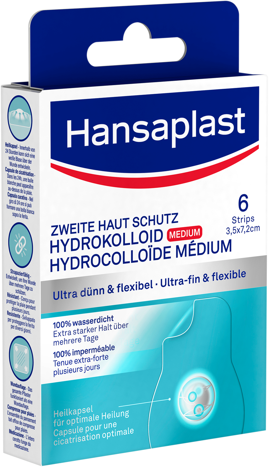 Hansaplast Zweite Haut Schutz Pflaster 6ST