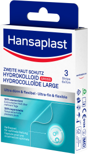 Hansaplast Zweite Haut Schutz Pflaster groß 3ST