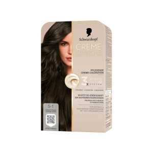 Creme Supreme Haarfarbe Kühles Braun S5-1