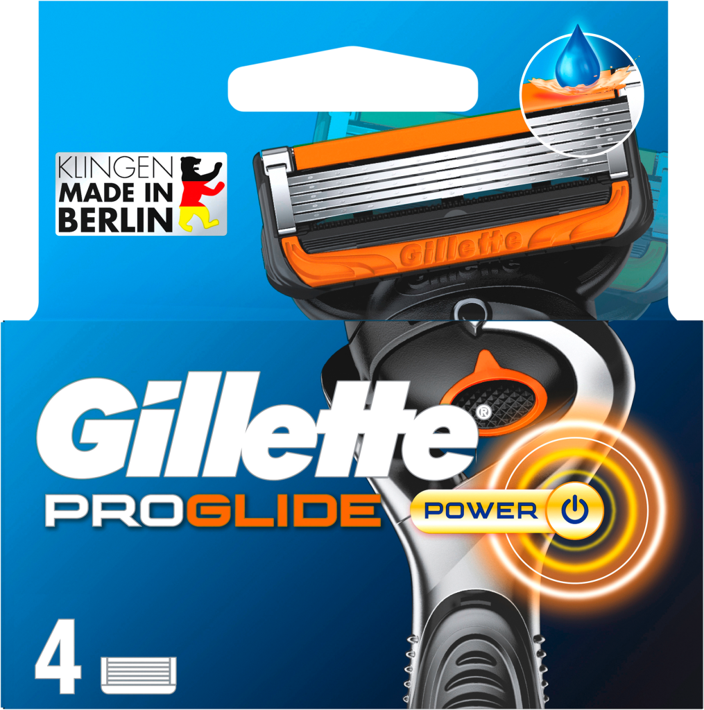 Gillette Klingen Pro Glide Power System 4ST