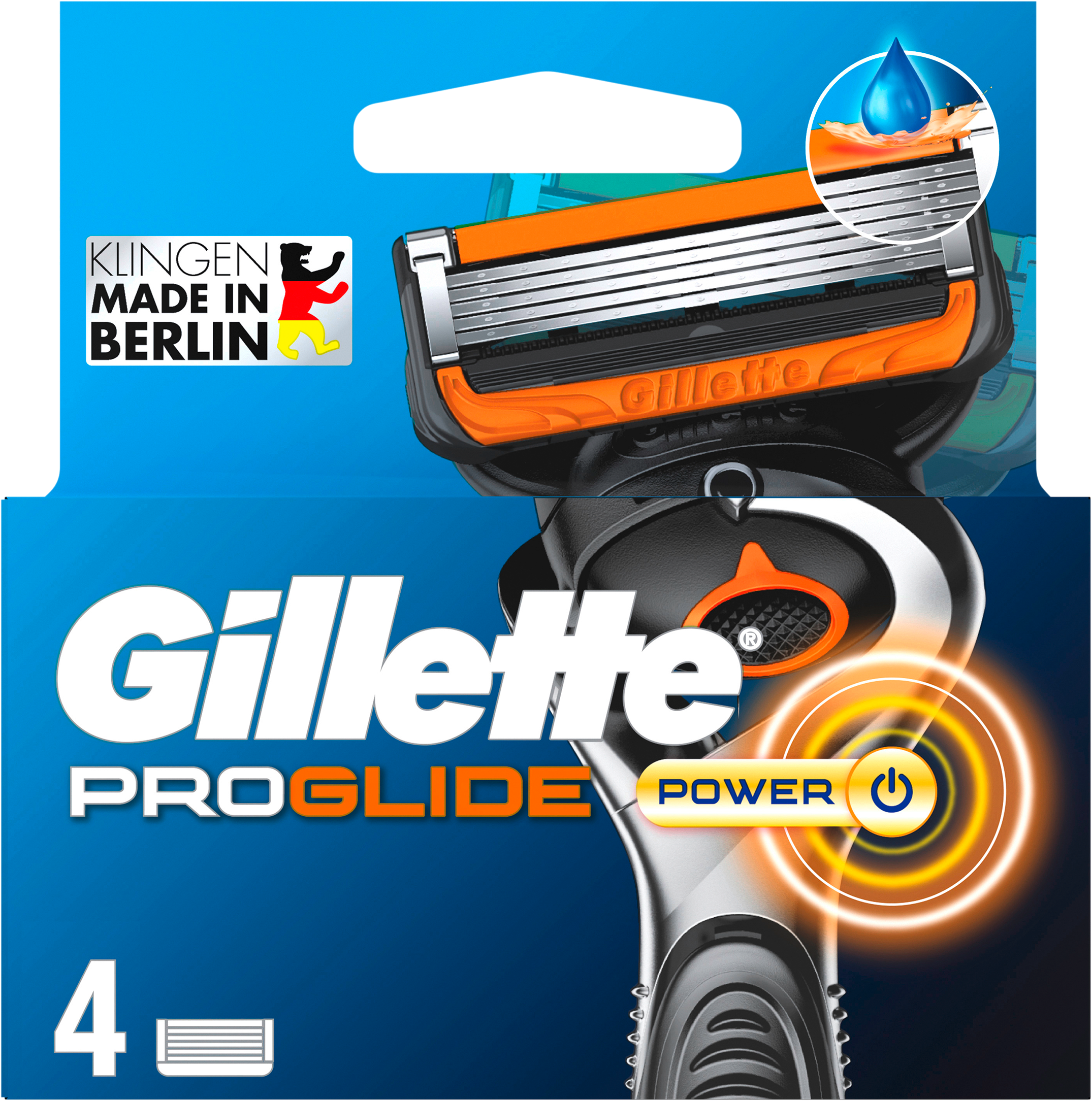 Gillette Klingen Pro Glide Power System 4ST